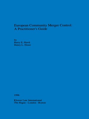 cover image of European Community Merger Control